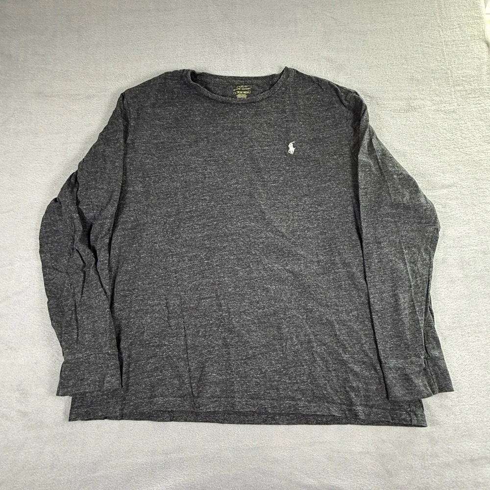 Polo Ralph Lauren‎ Men's XL Dark Gray Long Sleeve T-shirt
